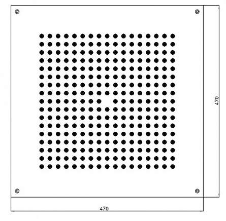 Верхний душ Bossini Dream Cube арт. H38459.030