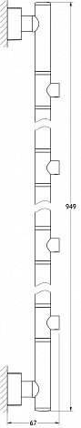 Штанга для 4-х аксессуаров 95 см FBS Esperado ESP 076